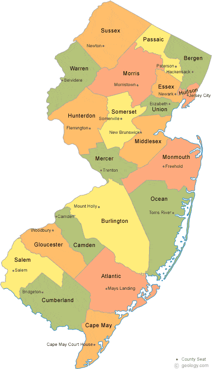 Chapter #1: About New Jersey Counties